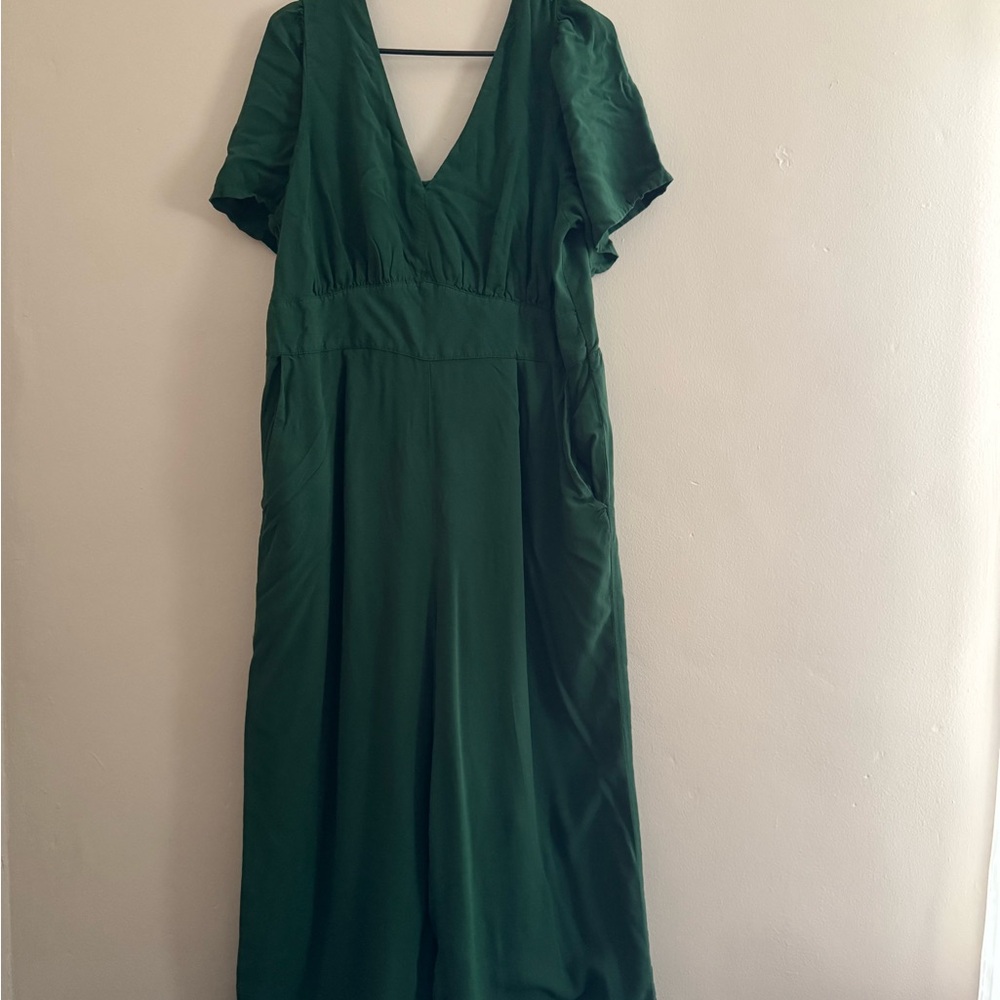 Old Navy Deep Green Jumpsuit
